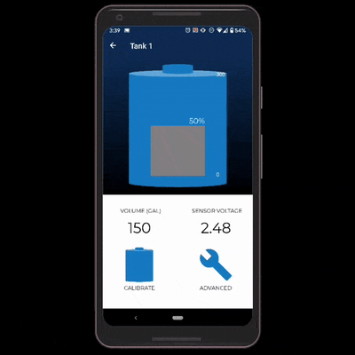 Bluetooth IIoT application for tank calibration