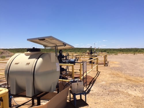 chemical injection tanks in the oilfield