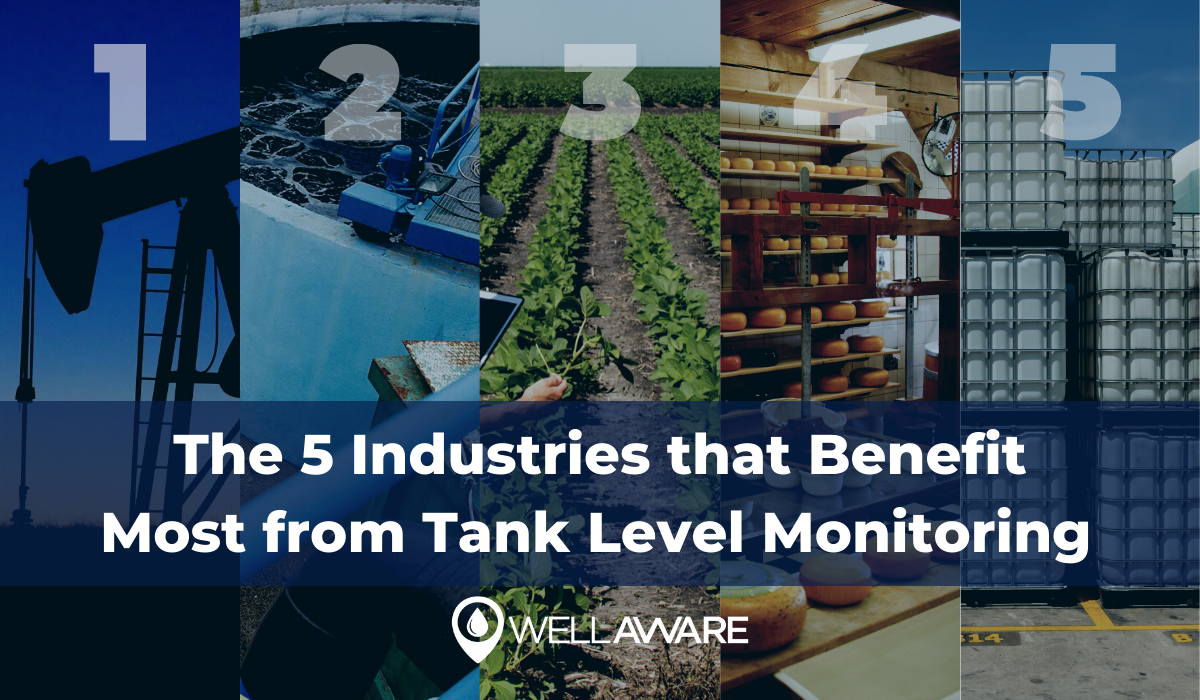 the five industries that benefit most from tank level monitoring